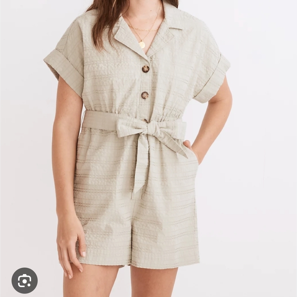Madewell Sage Green Jumpsuit